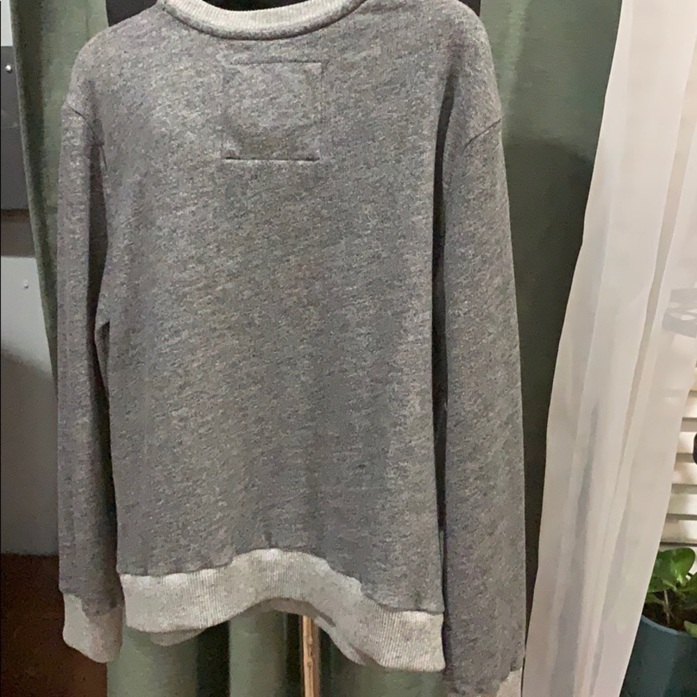 Abercrombie & Fitch Gray Embroidered Sweatshirt - Picture 7 of 10